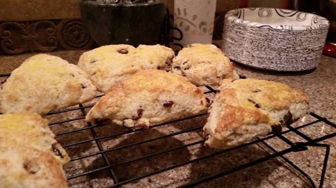 Cranberry Orange Scones